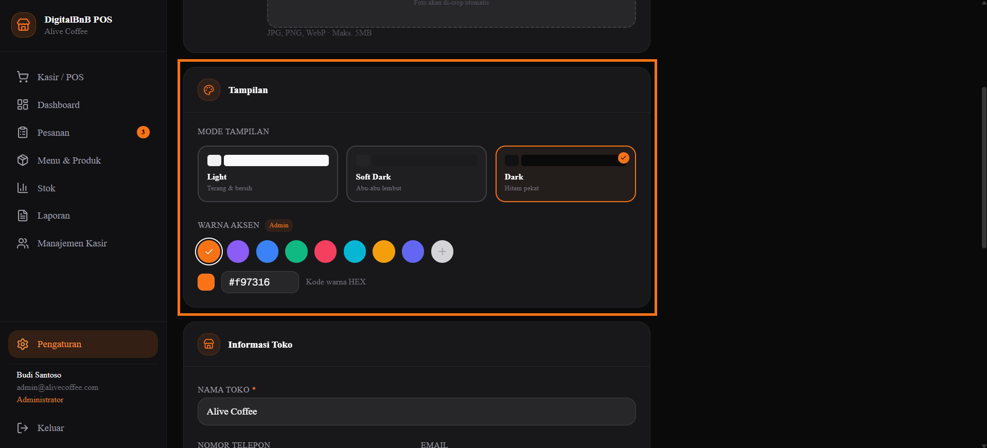 POS Cashier — Aplikasi Kasir