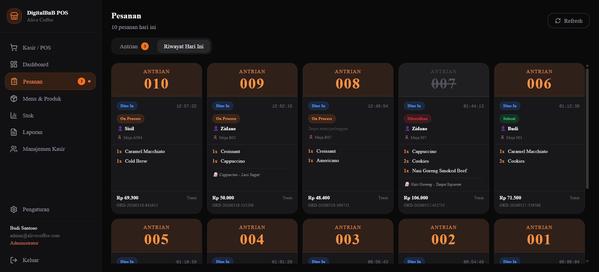 POS Cashier — Aplikasi Kasir